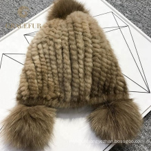 New trendy China factory brown wool fur hat